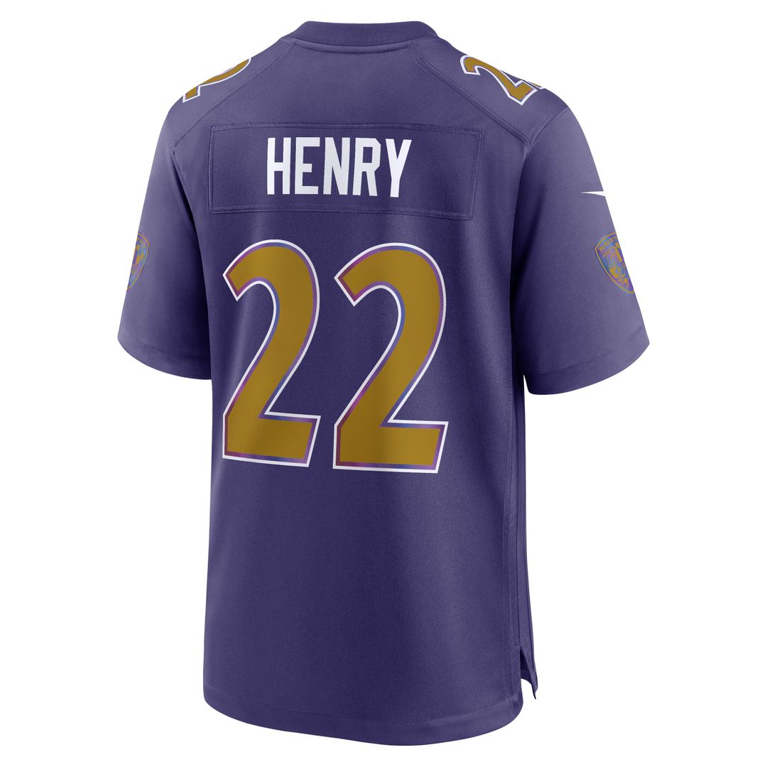 Derrick Henry Baltimore Ravens Alternate Game Jersey - Purple