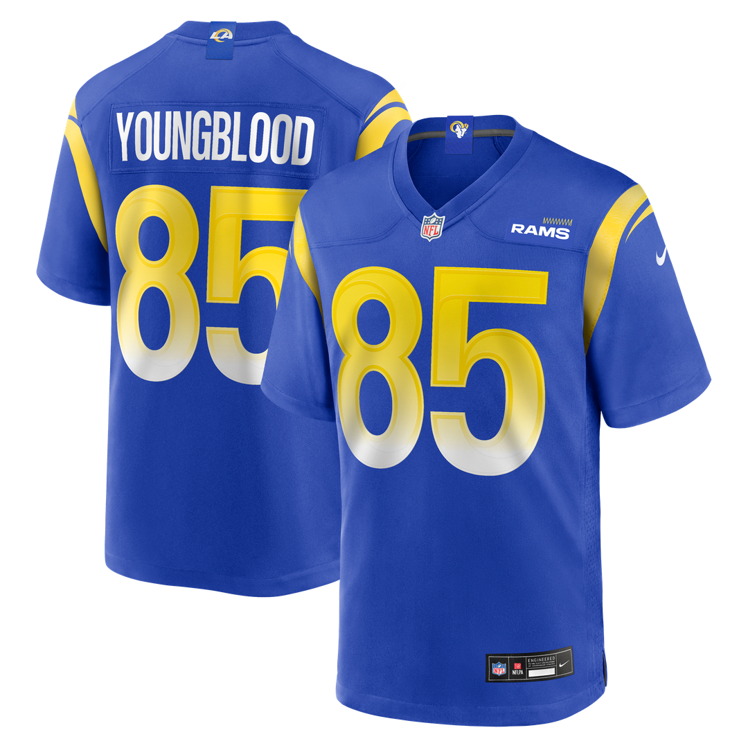 Jack Youngblood Los Angeles Rams Game Retired Player Jersey - Royal
