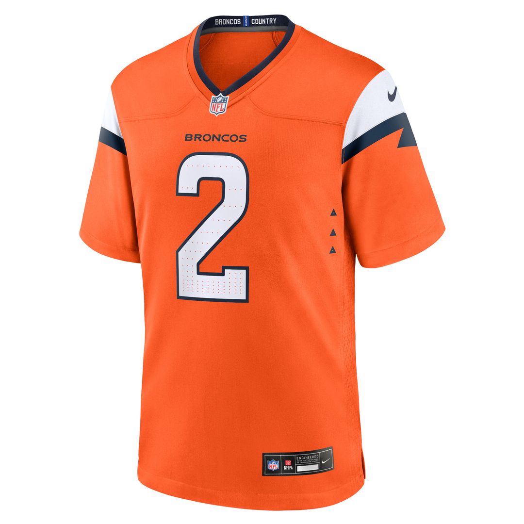Patrick Surtain II Denver Broncos Team Game Jersey - Orange