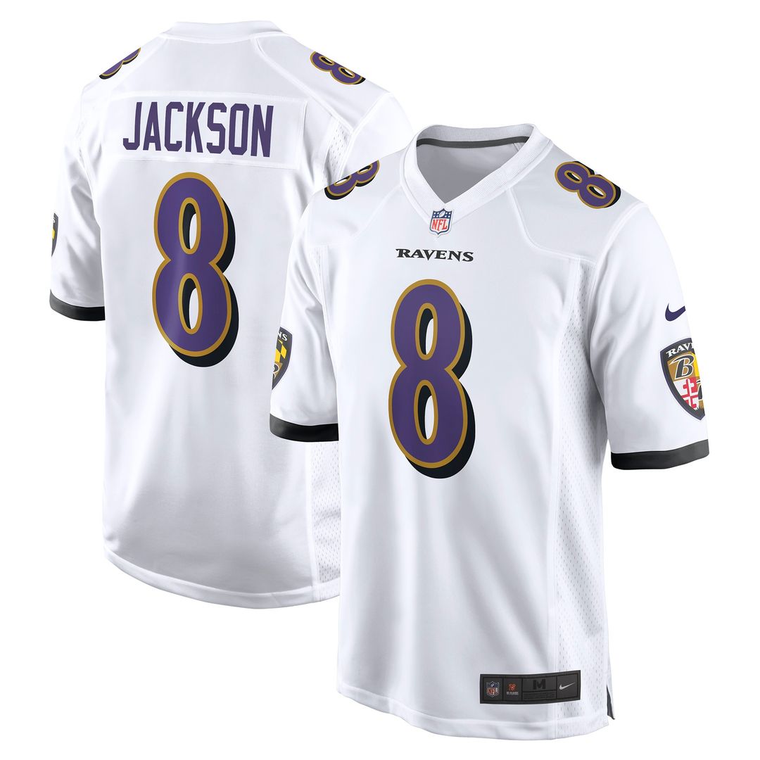 Lamar Jackson Baltimore Ravens Alternate Game Jersey - Black
