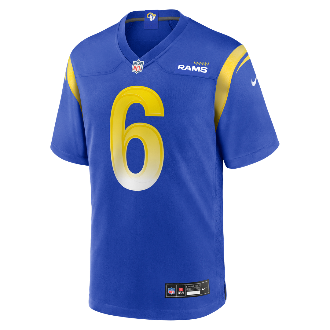 Tre'Vius Hodges-Tomlinson Los Angeles Rams Team Game Jersey - Royal