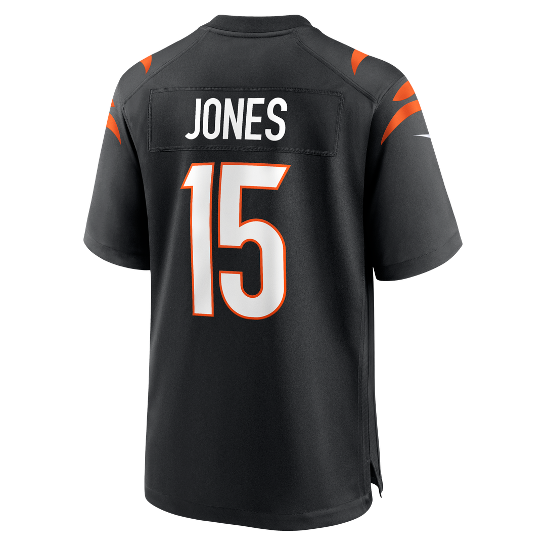 Charlie Jones Cincinnati Bengals Team Game Jersey - Black