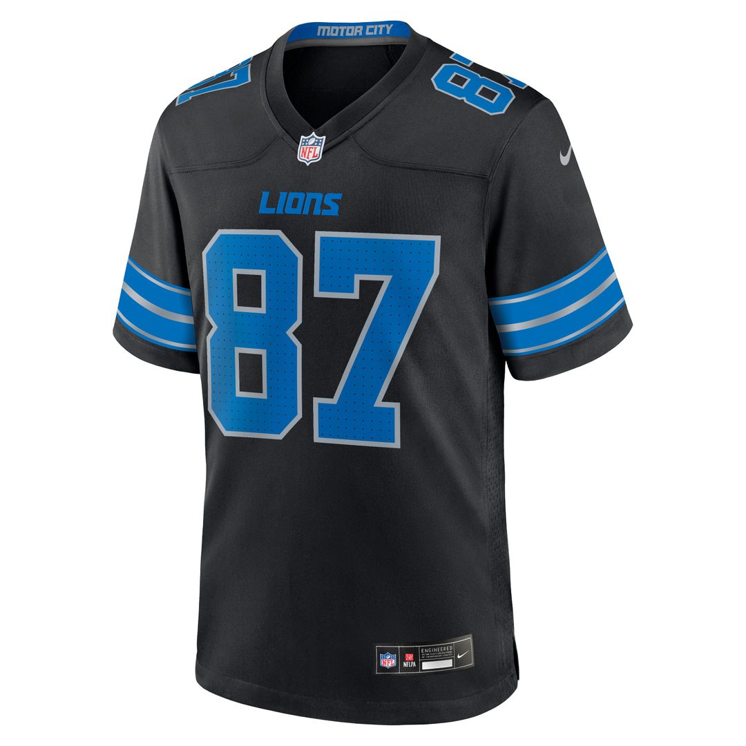 Sam LaPorta Detroit Lions 2nd Alternate Game Jersey - Black