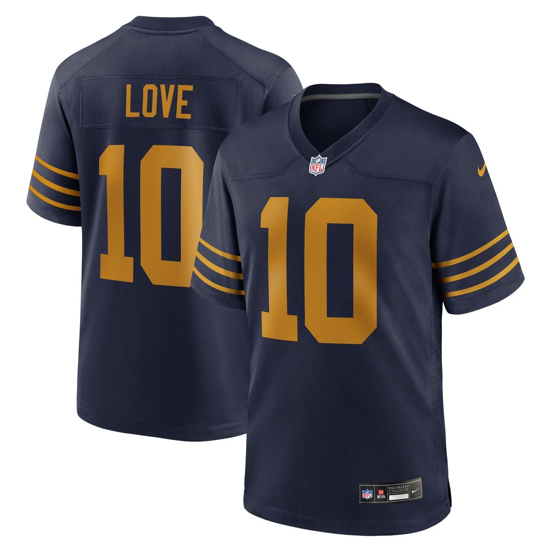 Love Green Bay Packers The 1923 Classic Game Jersey - Navy