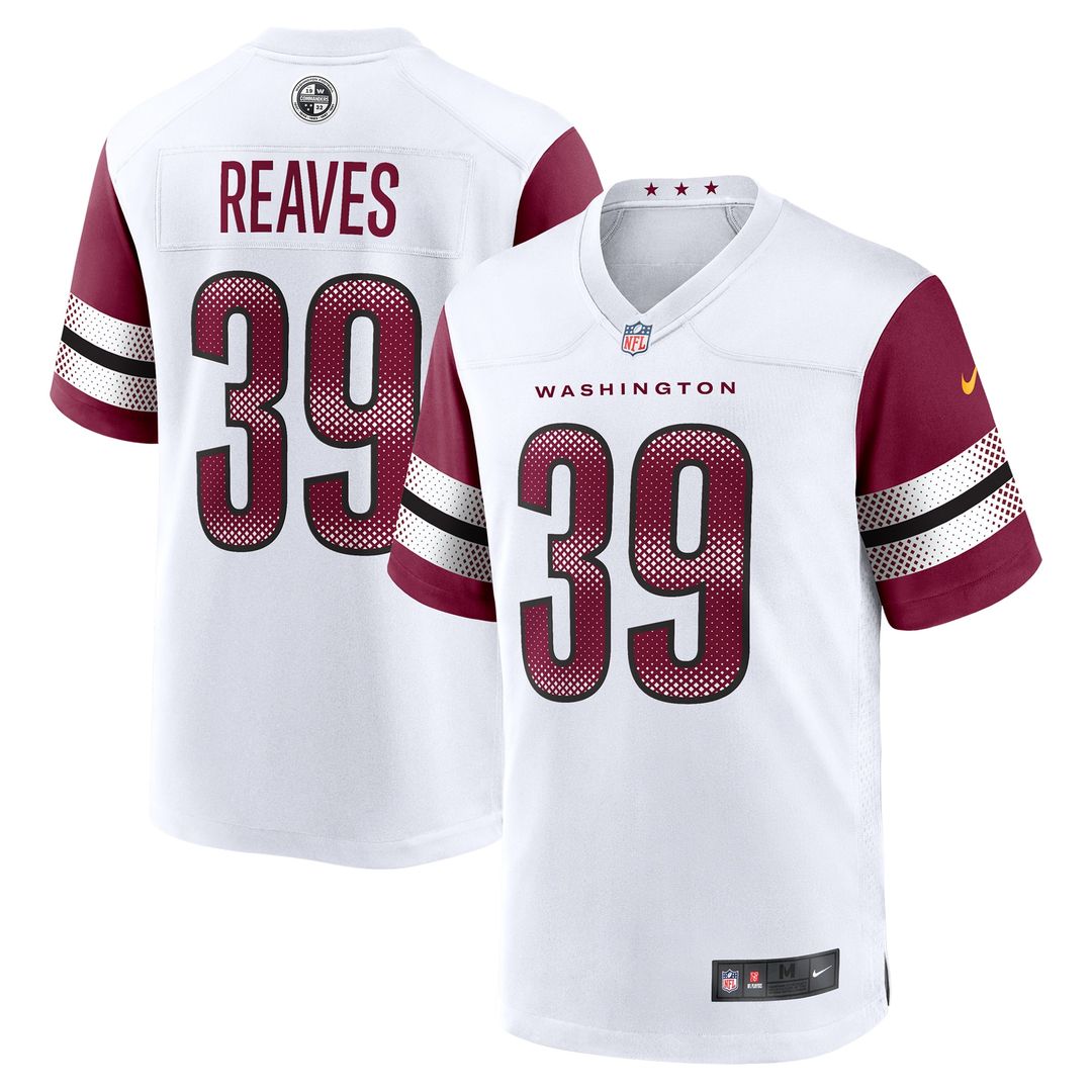 Jeremy Reaves Washington Commanders Game Jersey - Burgundy