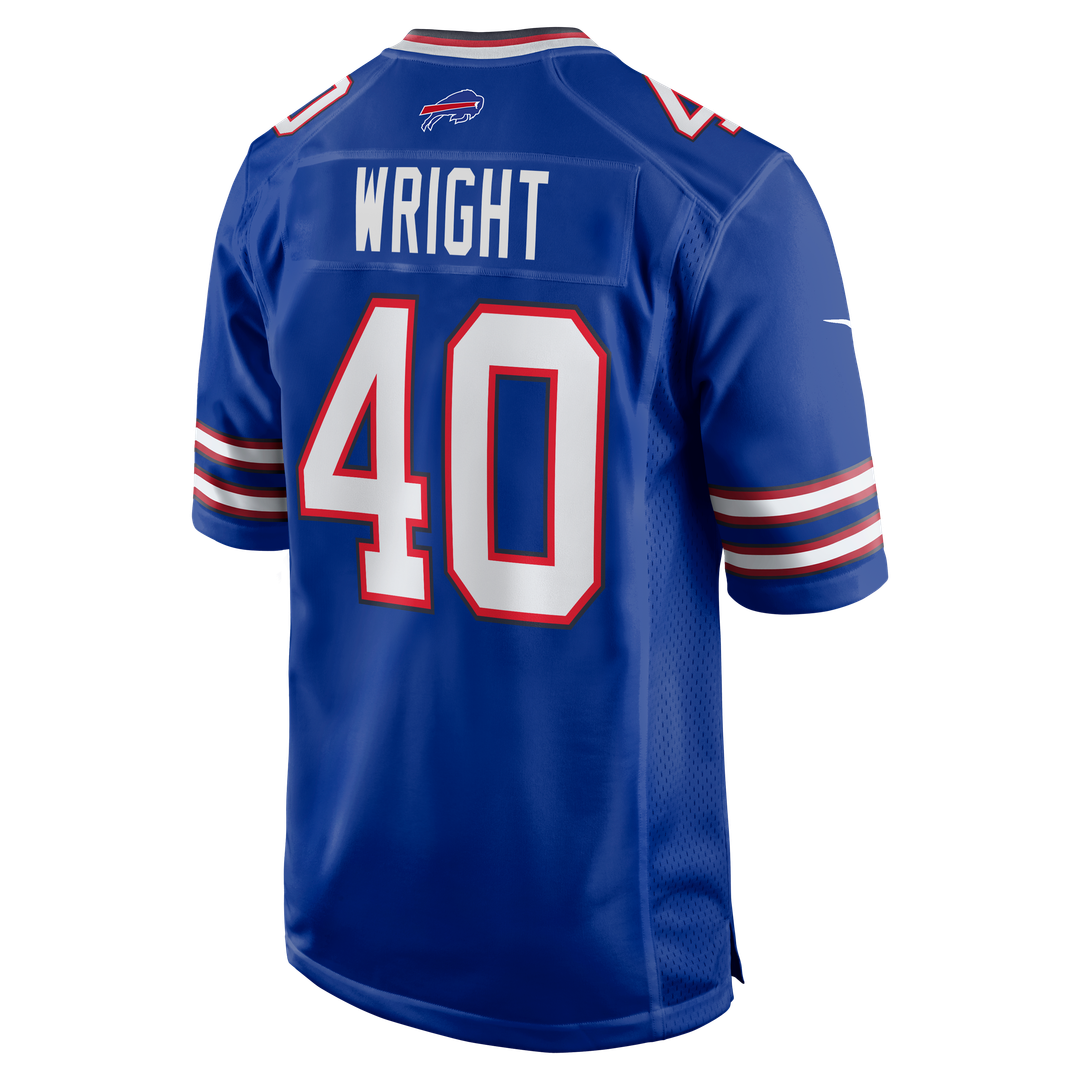 Matthew Wright Buffalo Bills Team Game Jersey - Royal