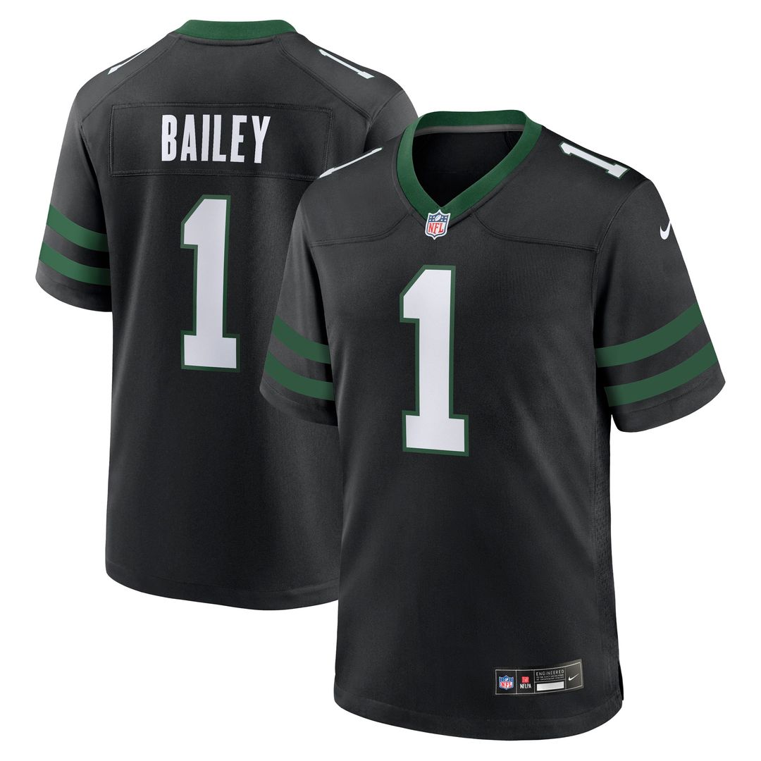 David Bailey New York Jets 2026 NFL Draft First Round Pick No. 2 Team Game Jersey - Legacy Green