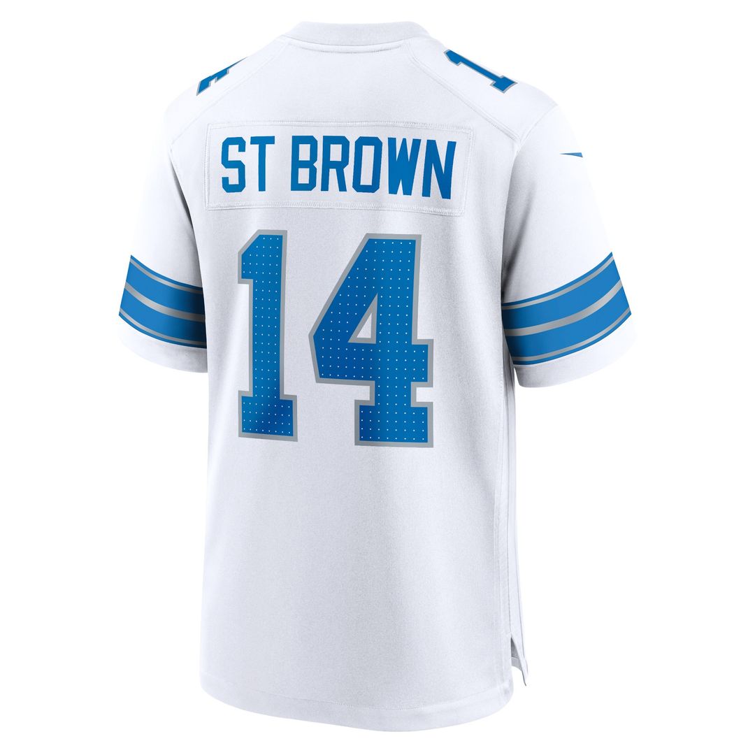 Amon-Ra St. Brown Detroit Lions Game Jersey - Blue