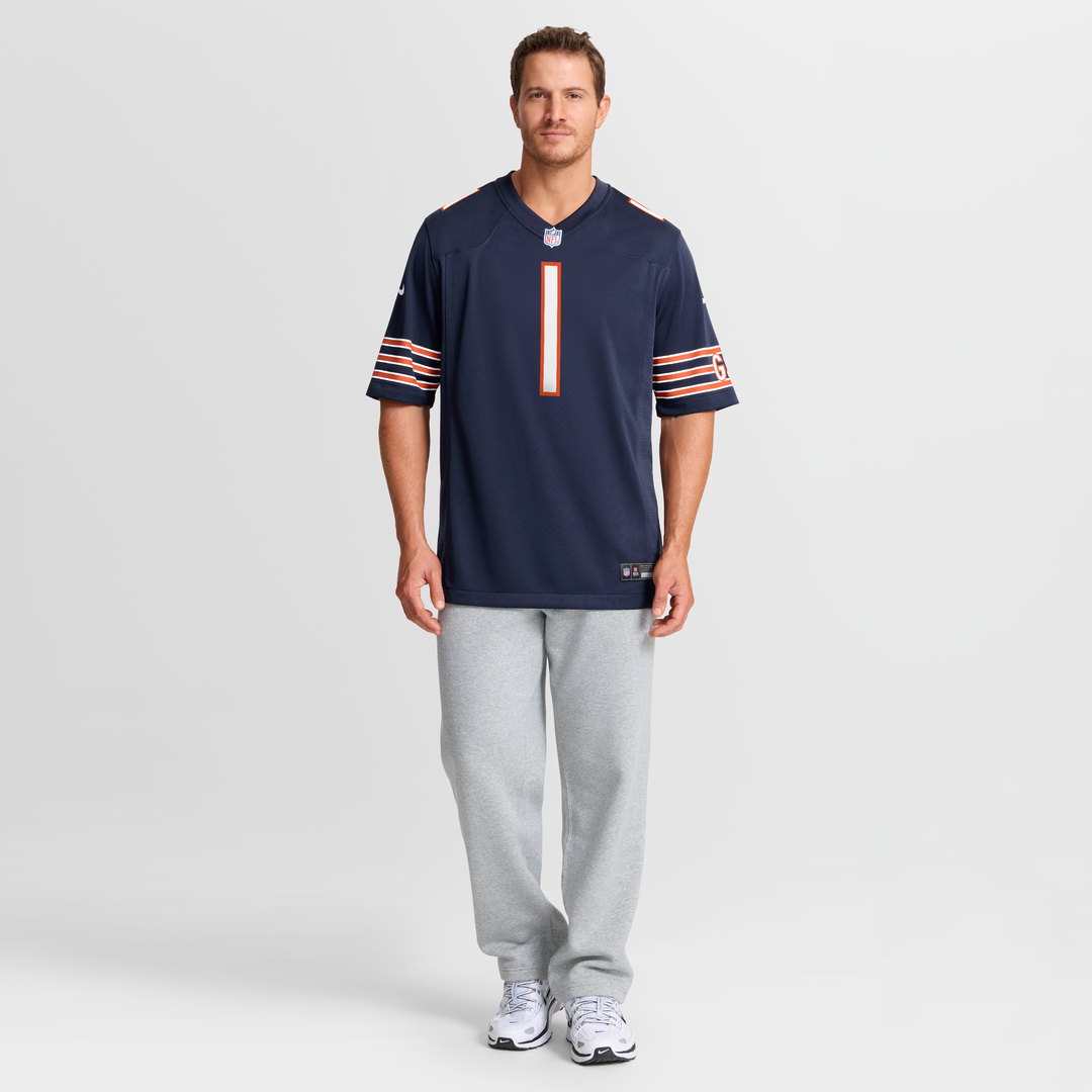 Number 1 Dad Chicago Bears Game Jersey - Navy
