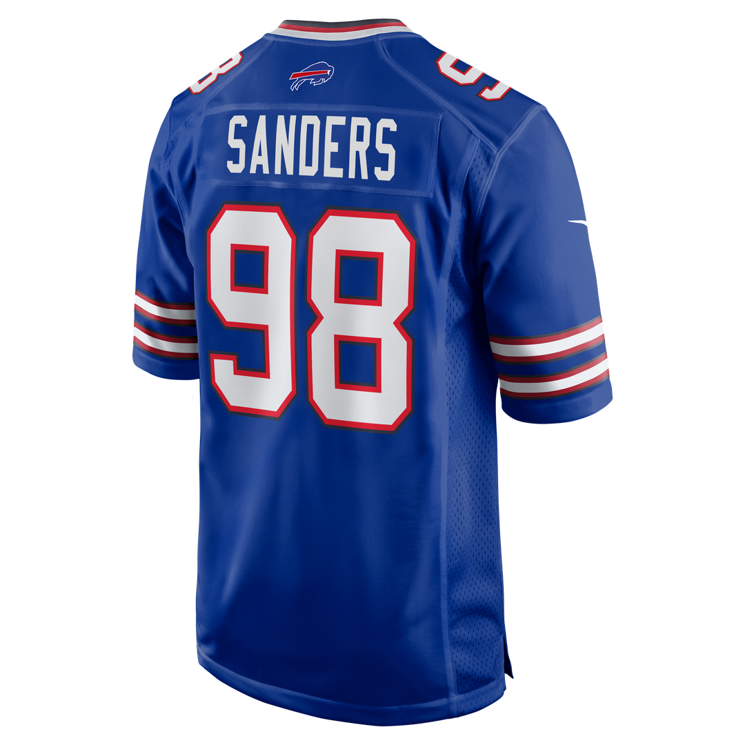 T.J. Sanders Buffalo Bills Team Game Jersey - Royal