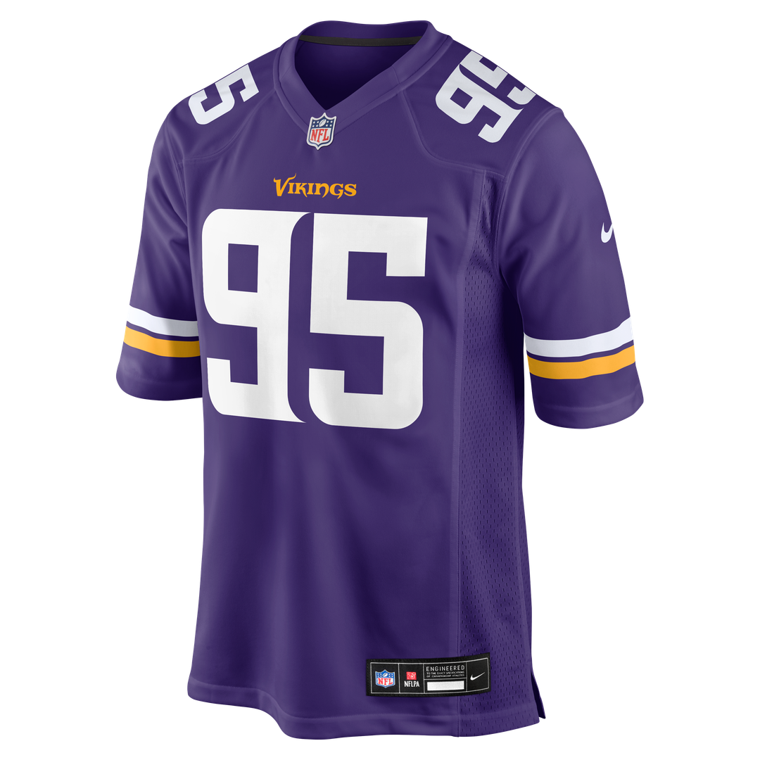 Caleb Banks Minnesota Vikings 2026 NFL Draft First Round Pick No. 18 Team Game Jersey - Purple