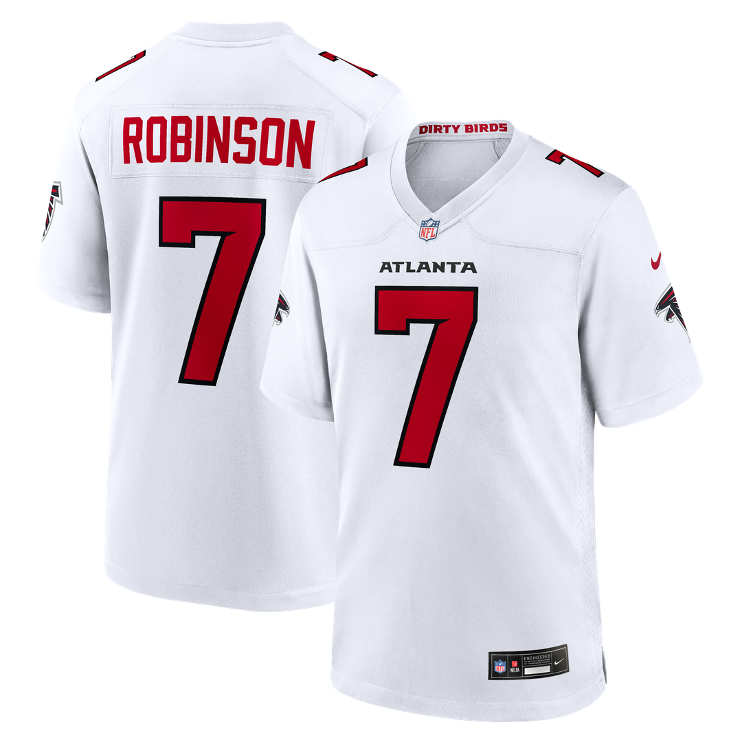 Bijan Robinson Atlanta Falcons Game Jersey - White