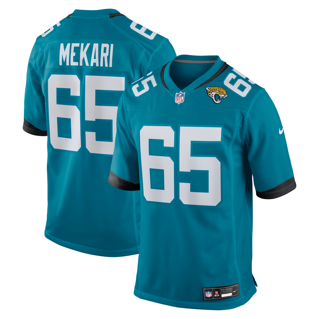 Patrick Mekari Jacksonville Jaguars Team Game Jersey - Teal