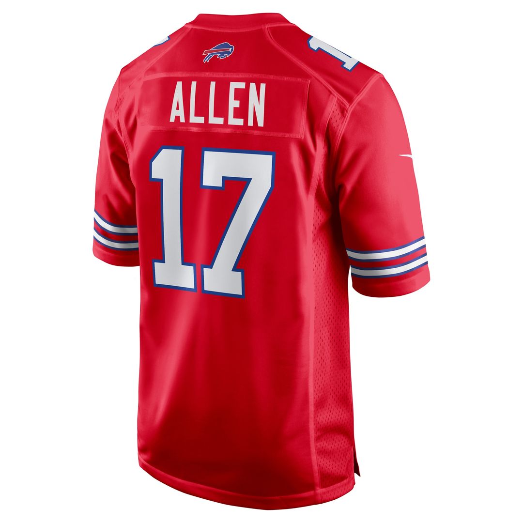 Josh Allen Buffalo Bills White Game Player Jersey - White