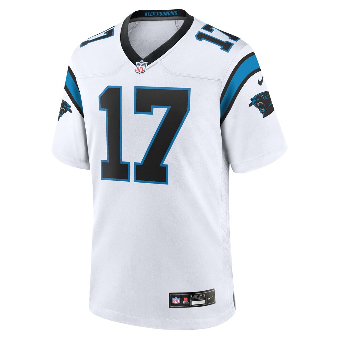Xavier Legette Carolina Panthers Game Jersey - White