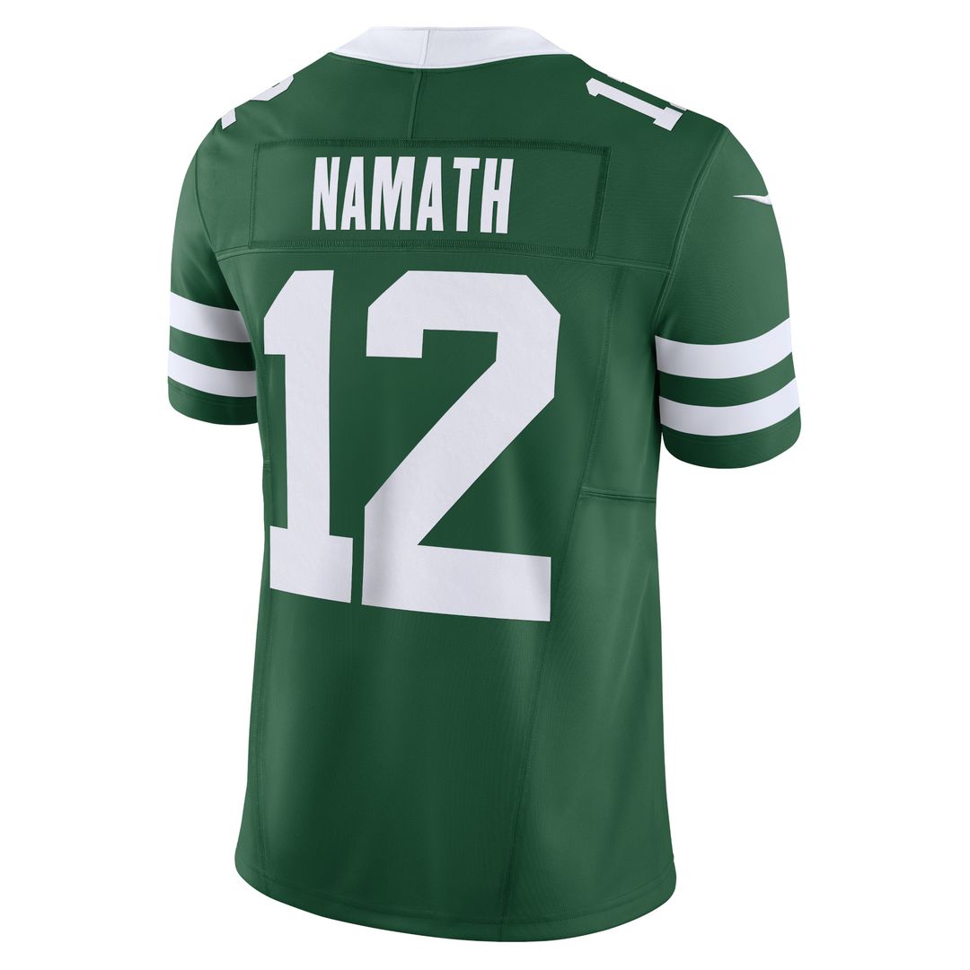 Joe Namath New York Jets Alternate Vapor F.U.S.E. Limited Jersey - Legacy Black