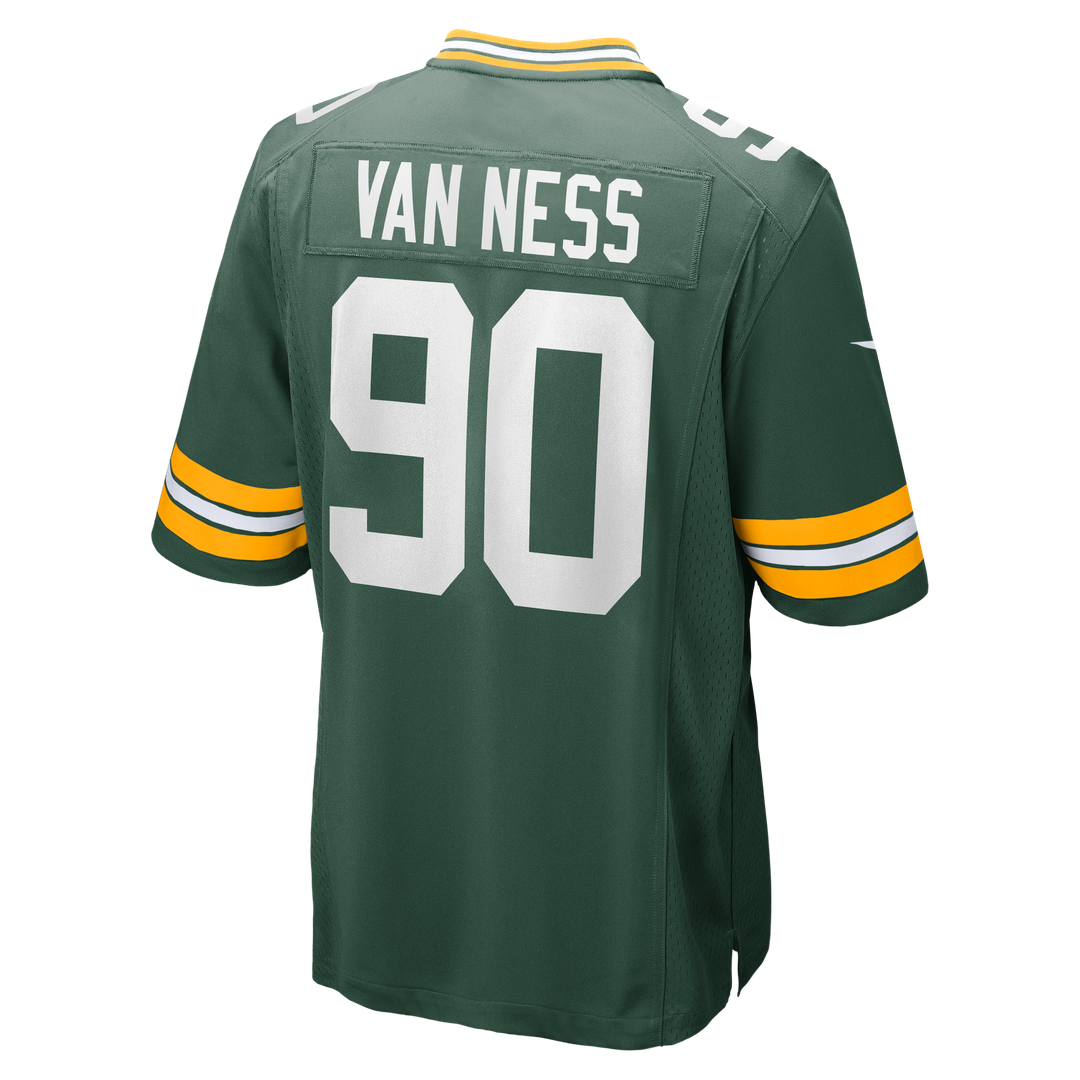 Lukas Van Ness Green Bay Packers Game Jersey - Green