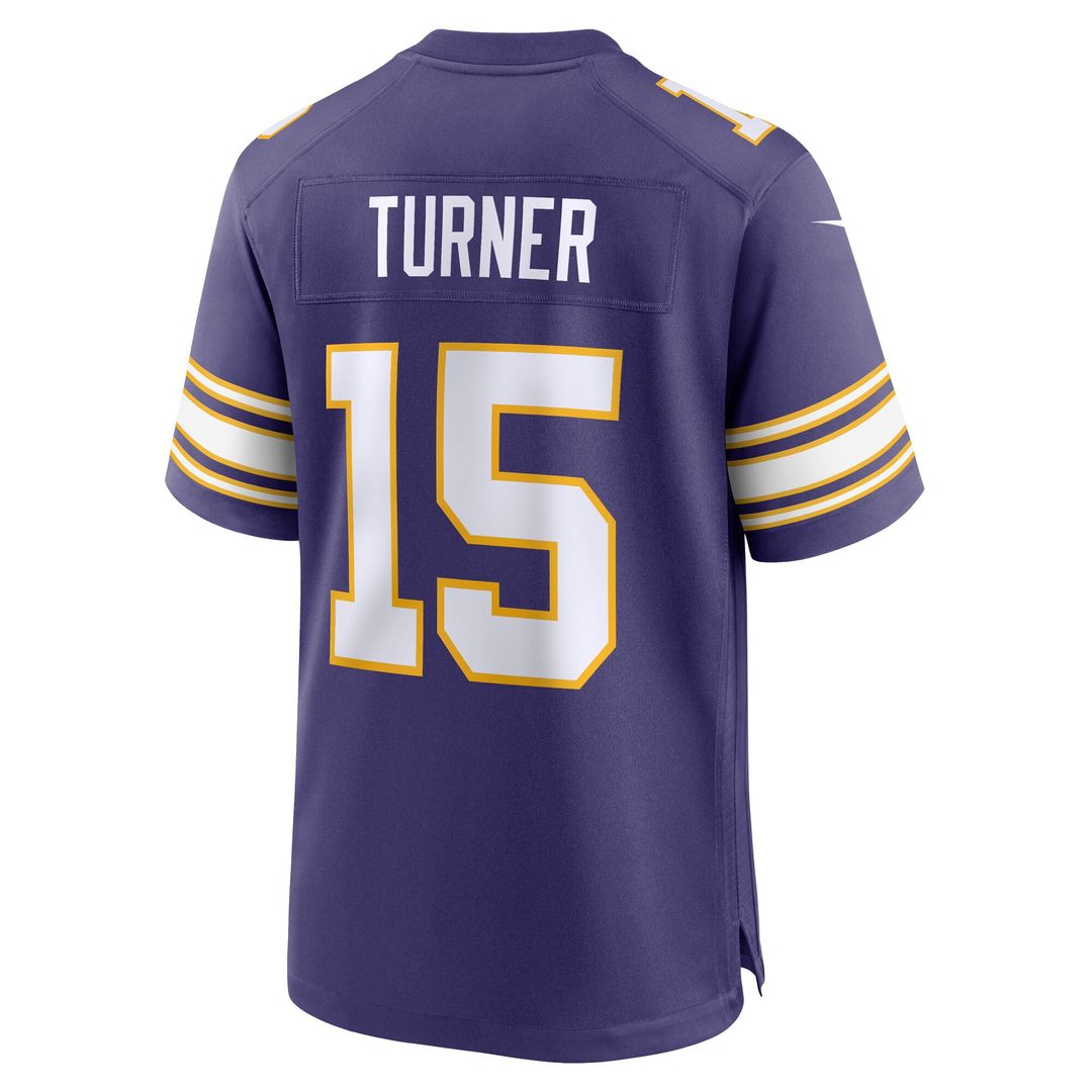 Dallas Turner Minnesota Vikings Alternate Game Jersey - Purple