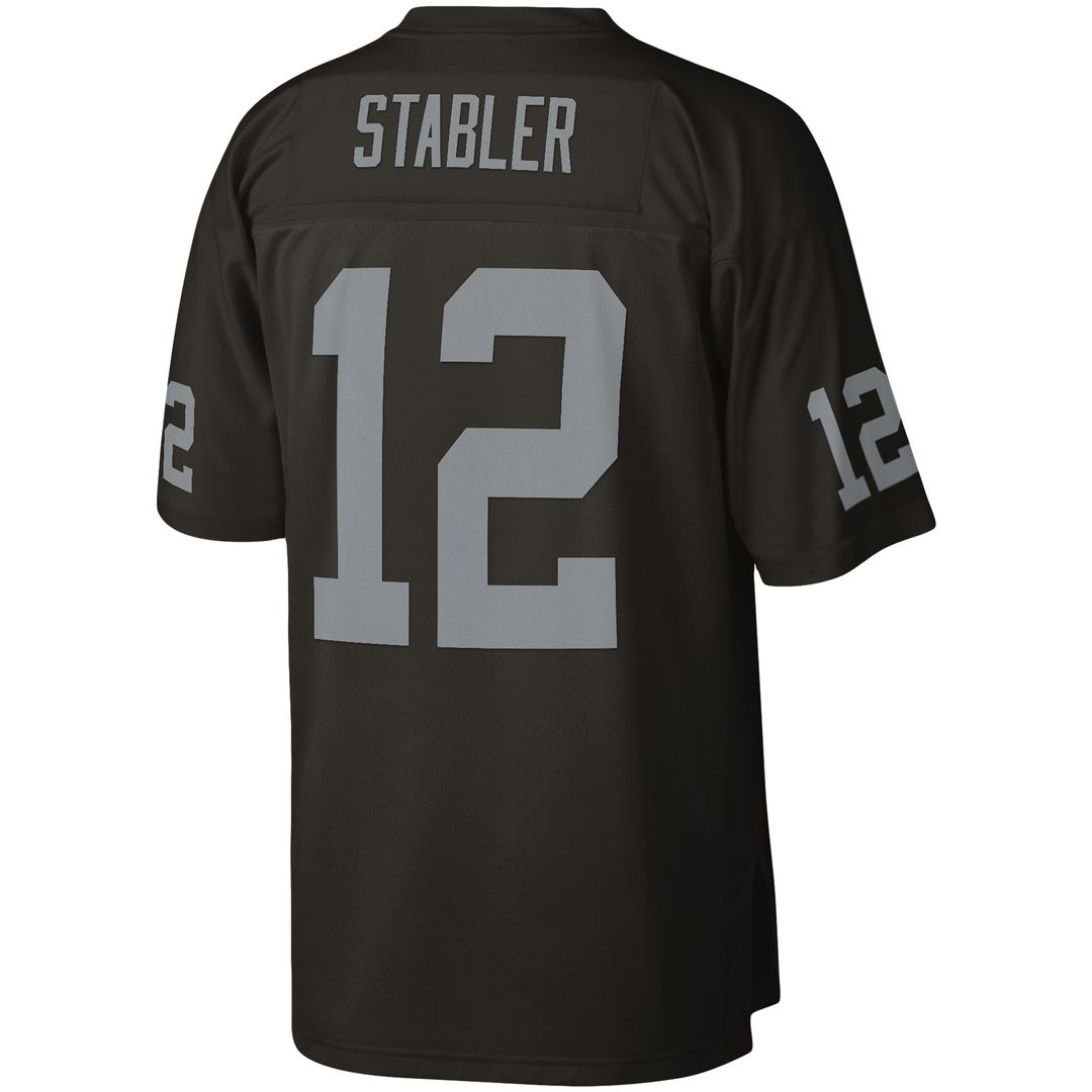 Ken Stabler Las Vegas Raiders Legacy Replica Jersey - Black