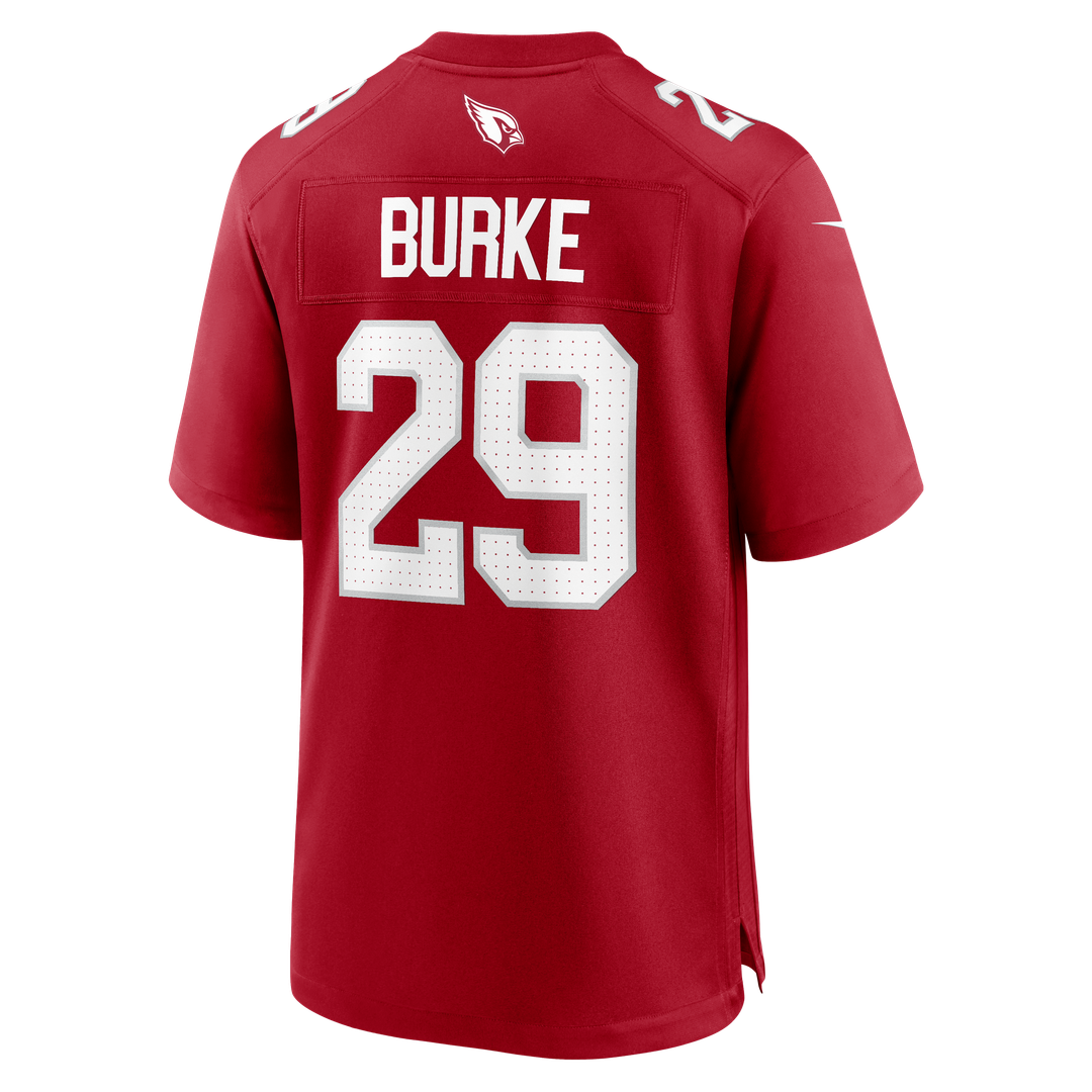 Denzel Burke Arizona Cardinals Team Game Jersey - Cardinal