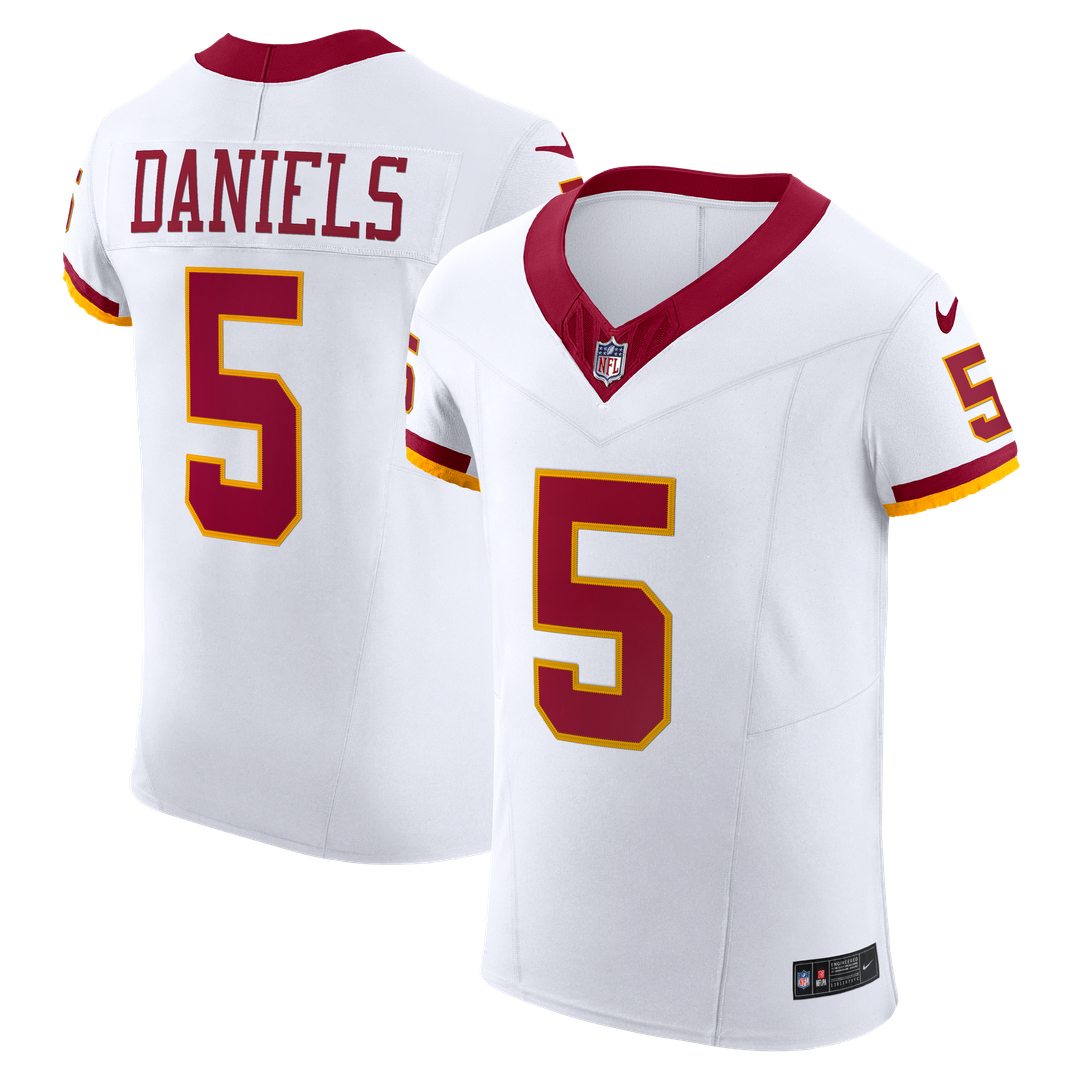 Jayden Daniels Washington Commanders Alternate 2 Super Bowl Era Vapor F.U.S.E. Elite Jersey - White