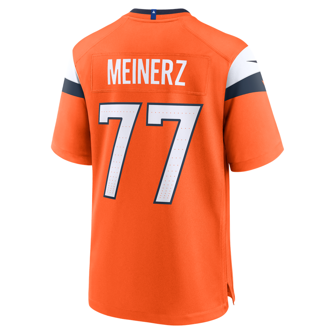 Quinn Meinerz Denver Broncos Team Game Jersey - Orange