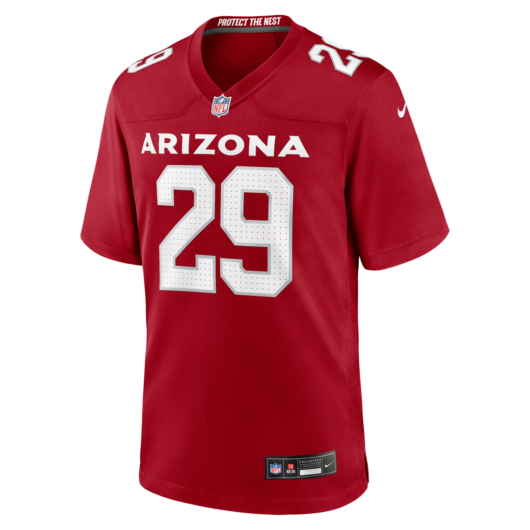 Denzel Burke Arizona Cardinals Team Game Jersey - Cardinal
