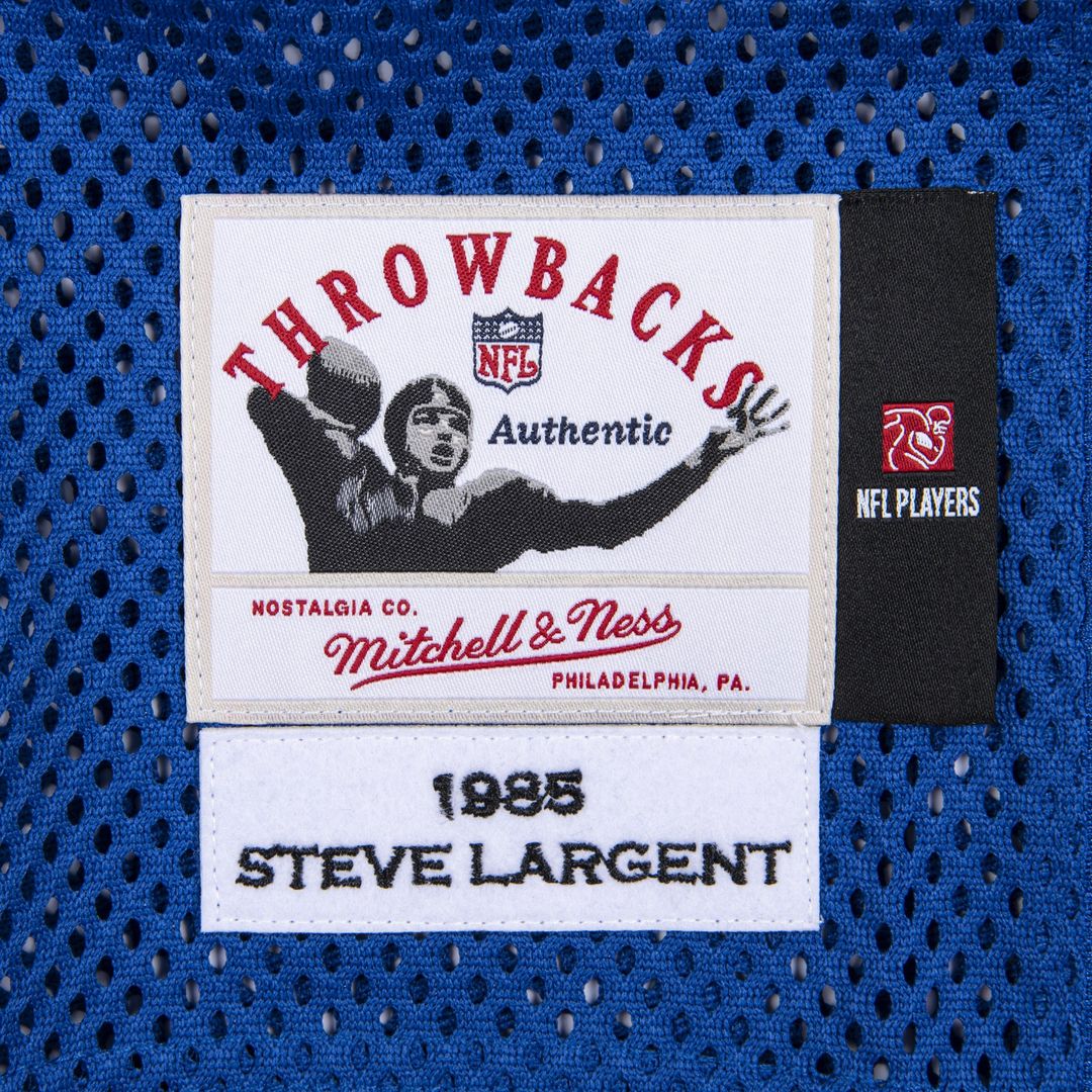 Steve Largent Seattle Seahawks 1985 Authentic Throwback Retired Player Jersey - Royal