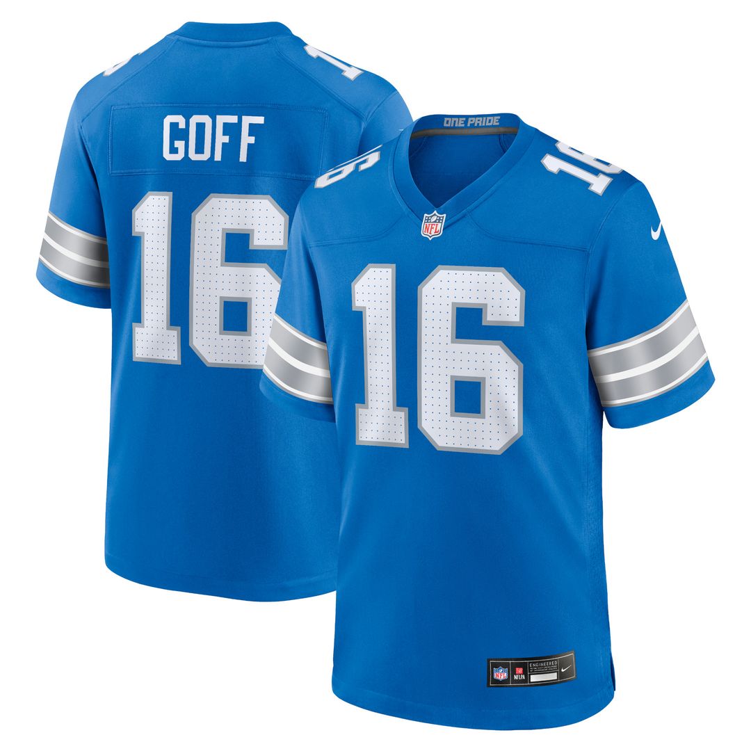 Jared Goff Detroit Lions 2nd Alternate Game Jersey - Black