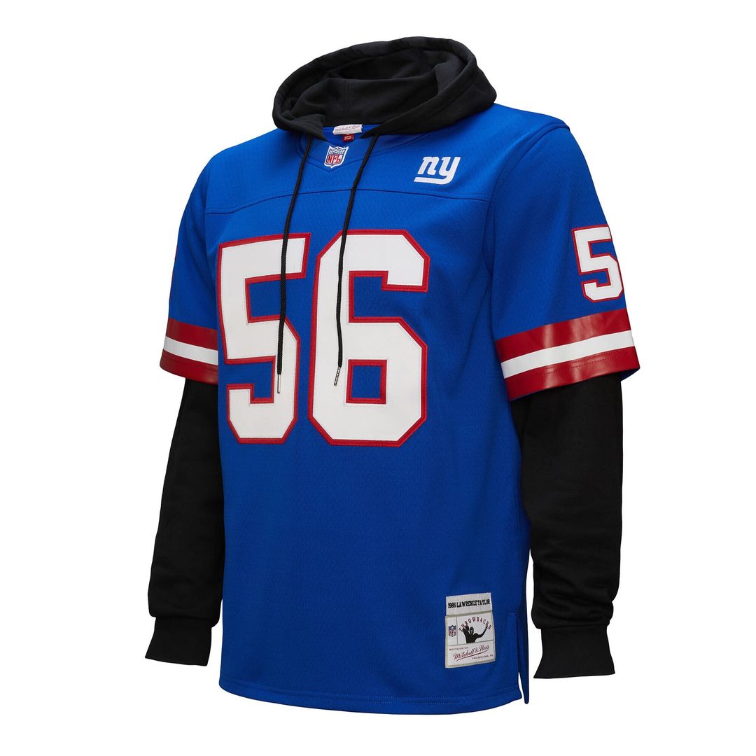 Lawrence Taylor New York Giants Player Name & Number Hoodie Legacy Jersey - Royal