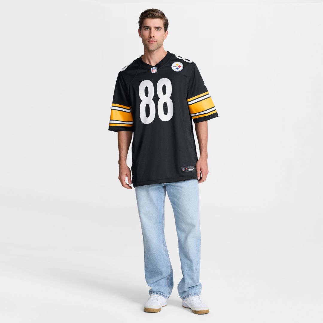 Pat Freiermuth Pittsburgh Steelers Game Jersey - Black