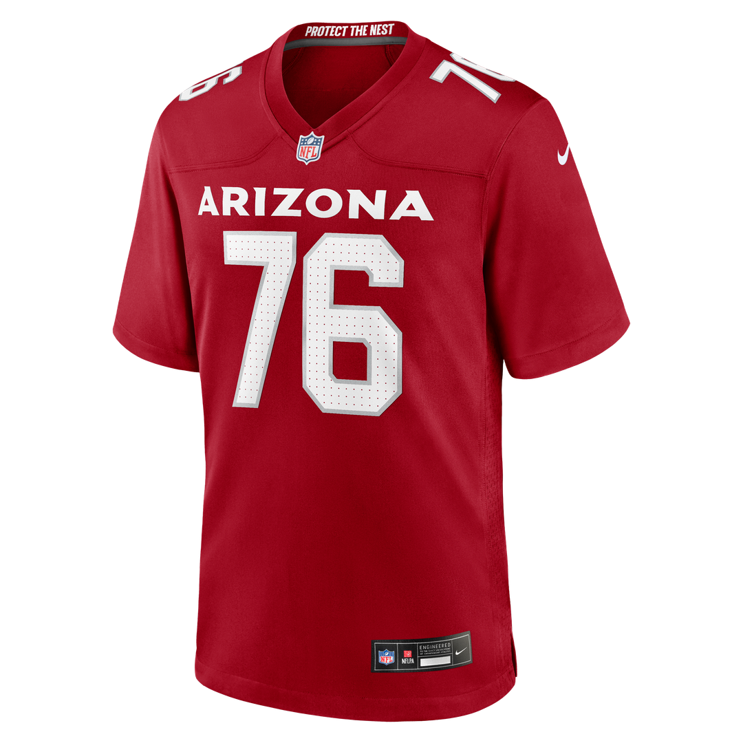 Will Hernandez Arizona Cardinals Team Game Jersey - Cardinal