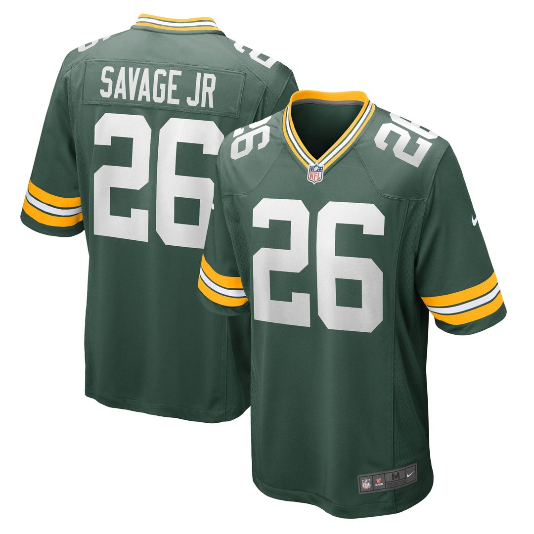Darnell Savage Jr. Green Bay Packers Game Team Jersey - Green