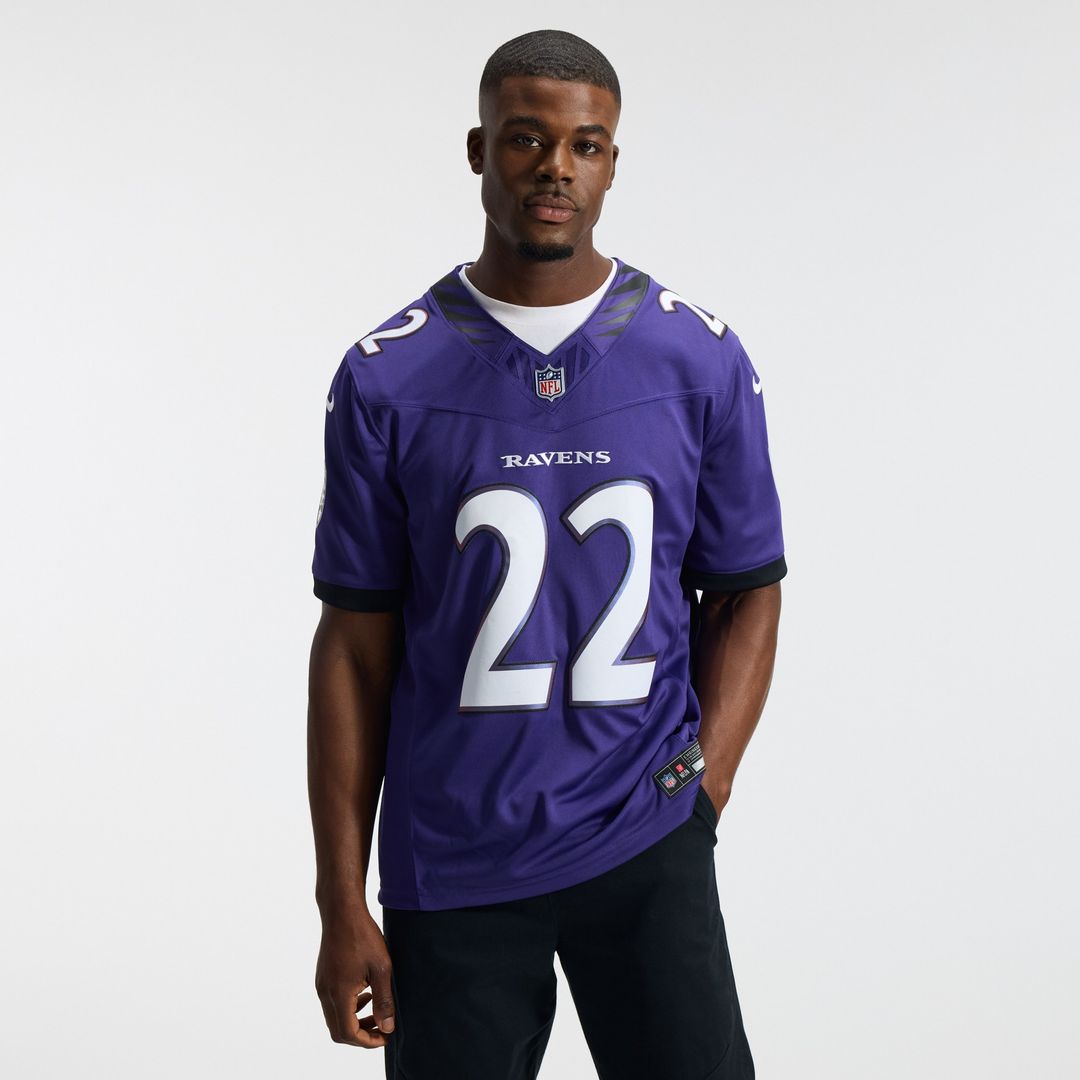 Derrick Henry Baltimore Ravens Vapor F.U.S.E. Stitched Limited Jersey - White