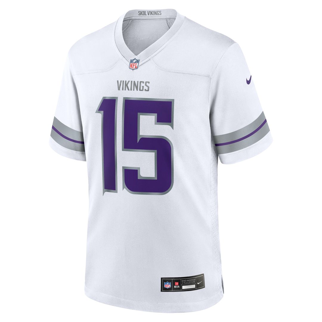 Dallas Turner Minnesota Vikings Game Jersey - Purple