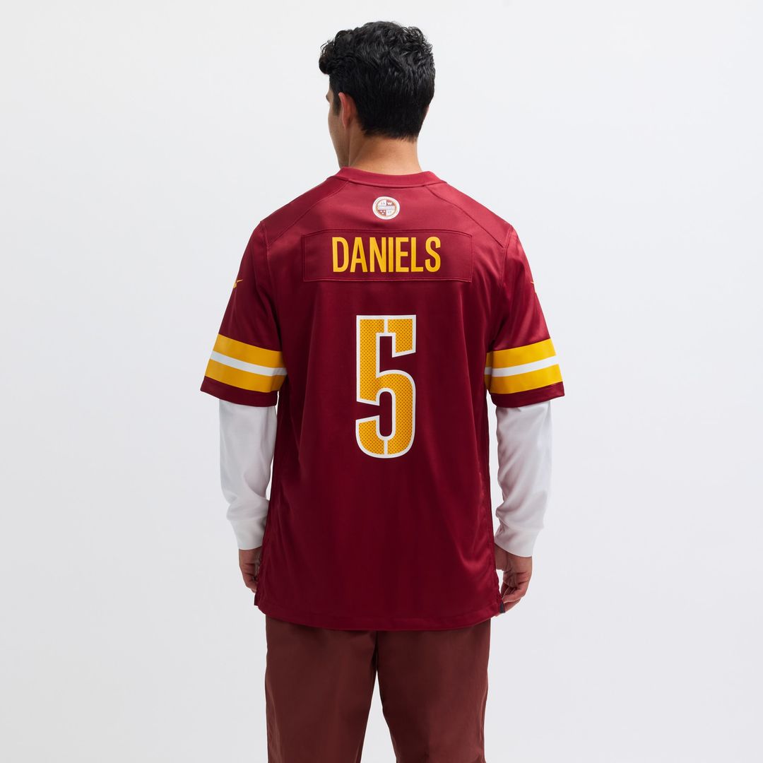 Jayden Daniels Washington Commanders Player Game Jersey - Burgundy