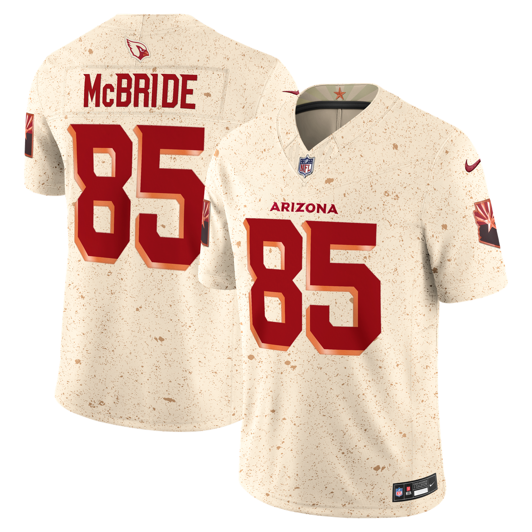 Trey McBride Arizona Cardinals 2025 Rivalries Collection Stitched Limited Jersey - Natural