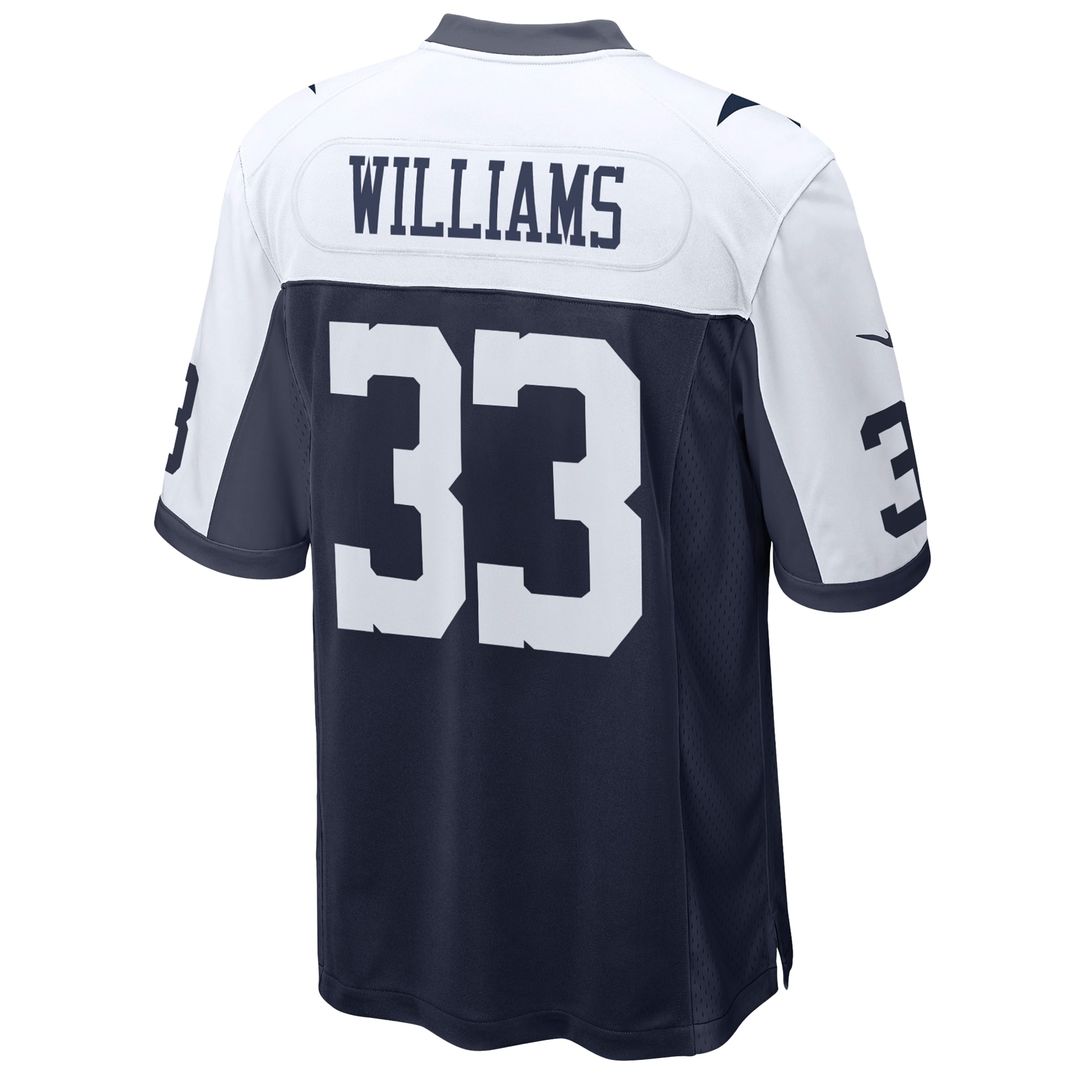 Javonte Williams Dallas Cowboys Alternate Game Jersey - Navy