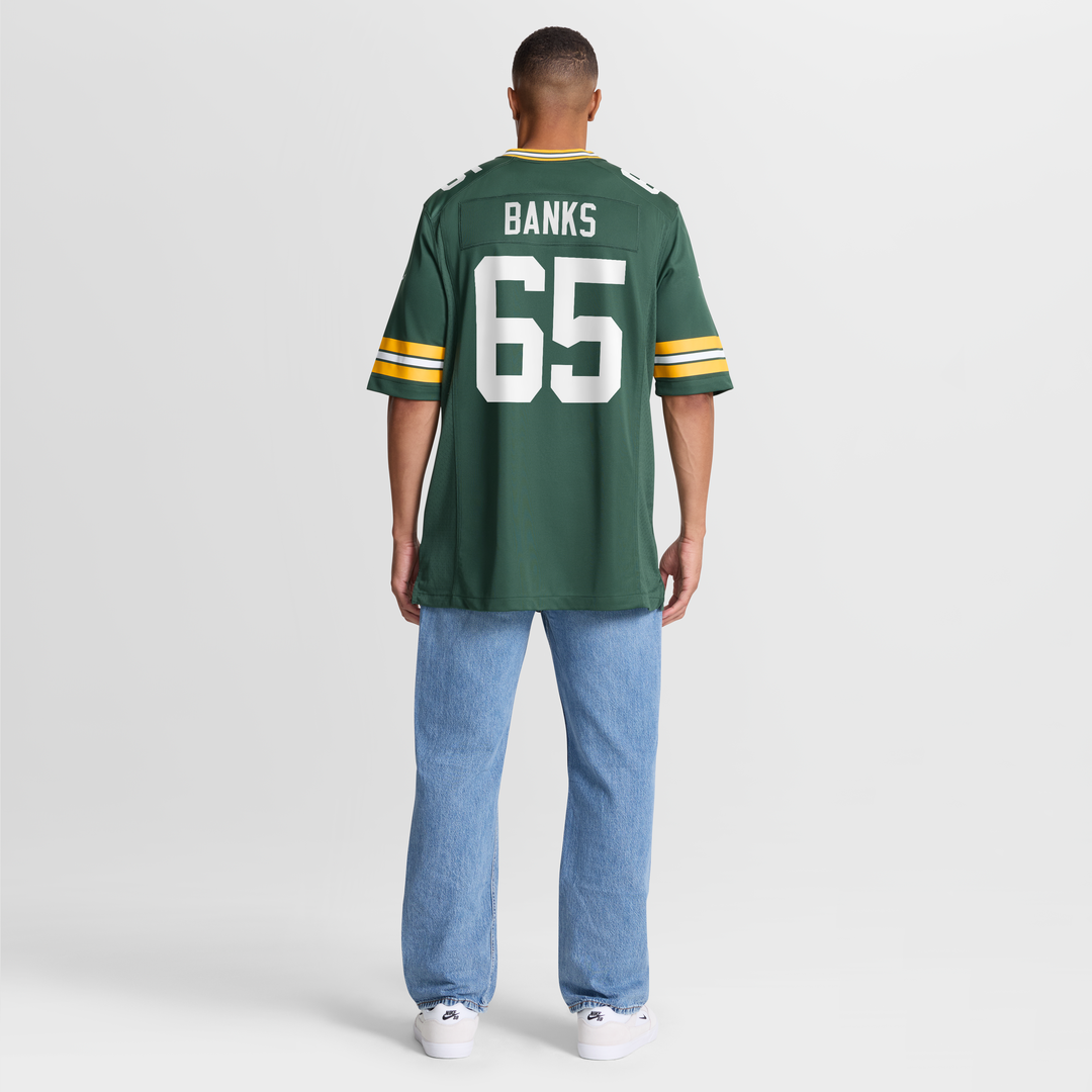 Aaron Banks Green Bay Packers Team Game Jersey - Green