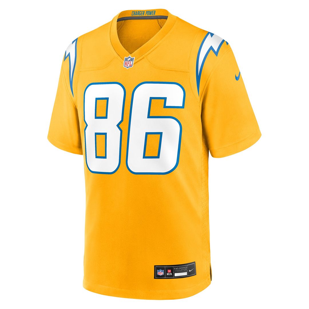 Oronde Gadsden Los Angeles Chargers Team Game Jersey - Powder Blue