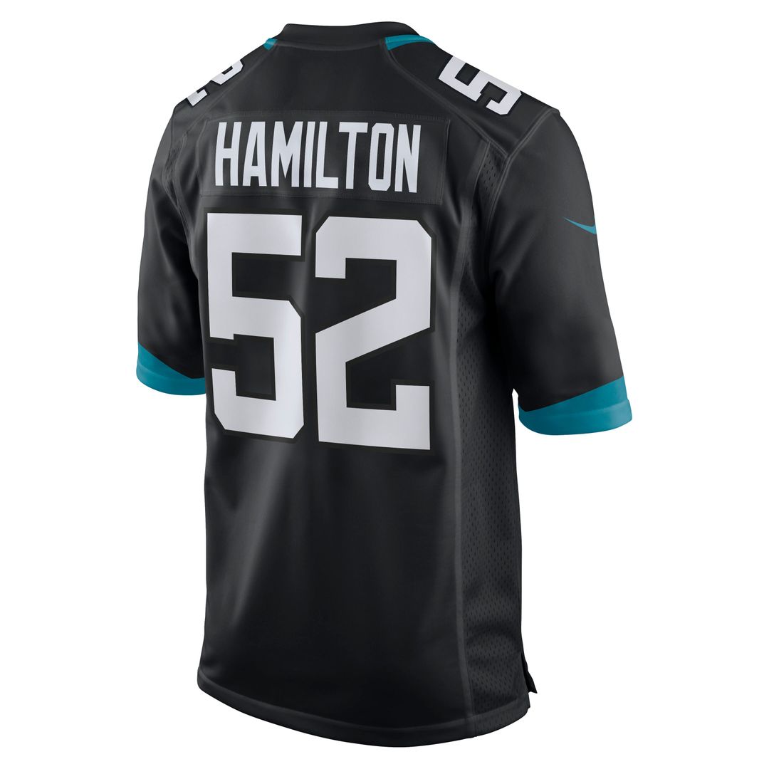 DaVon Hamilton Jacksonville Jaguars Game Jersey - Teal