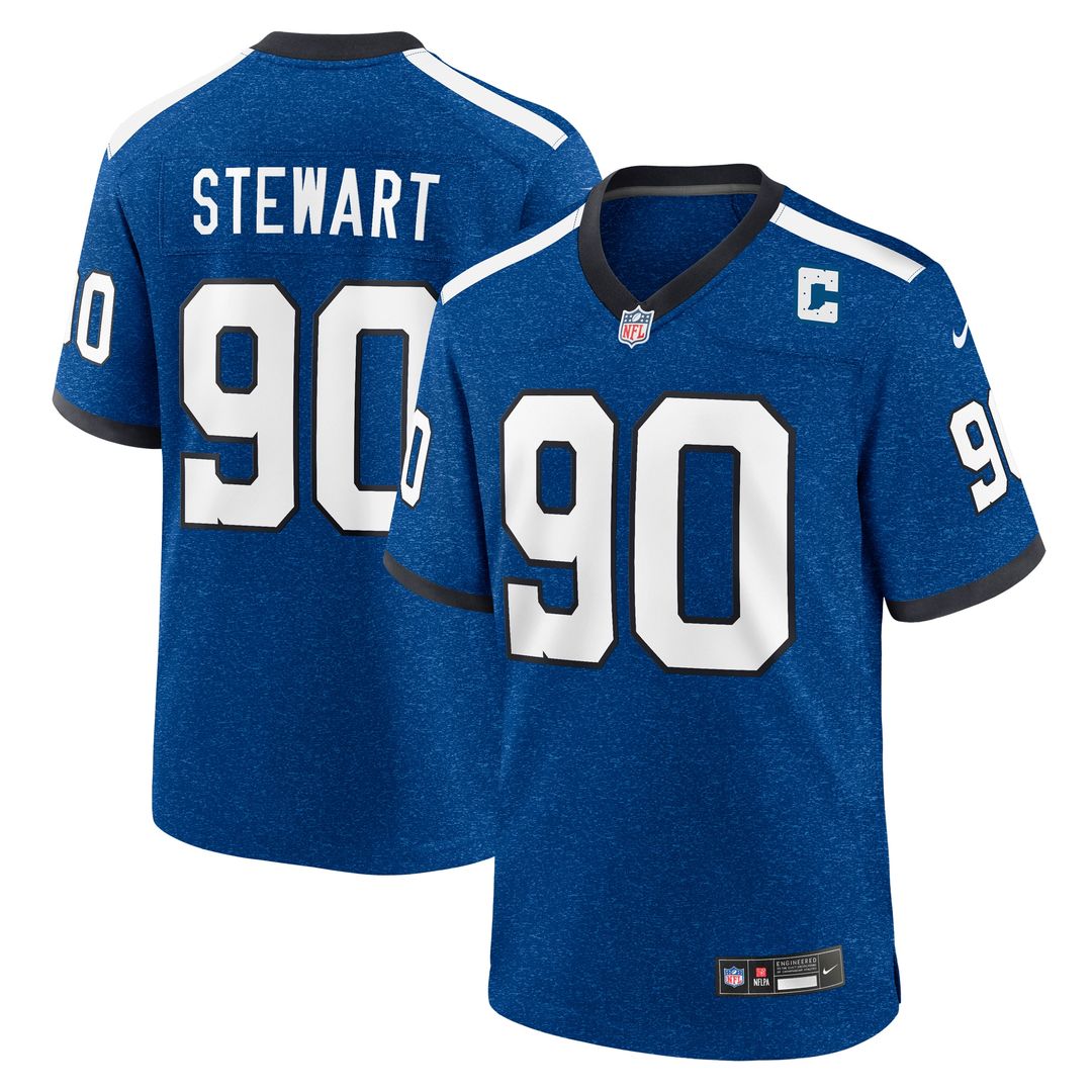 Grover Stewart Indianapolis Colts Game Jersey - Royal