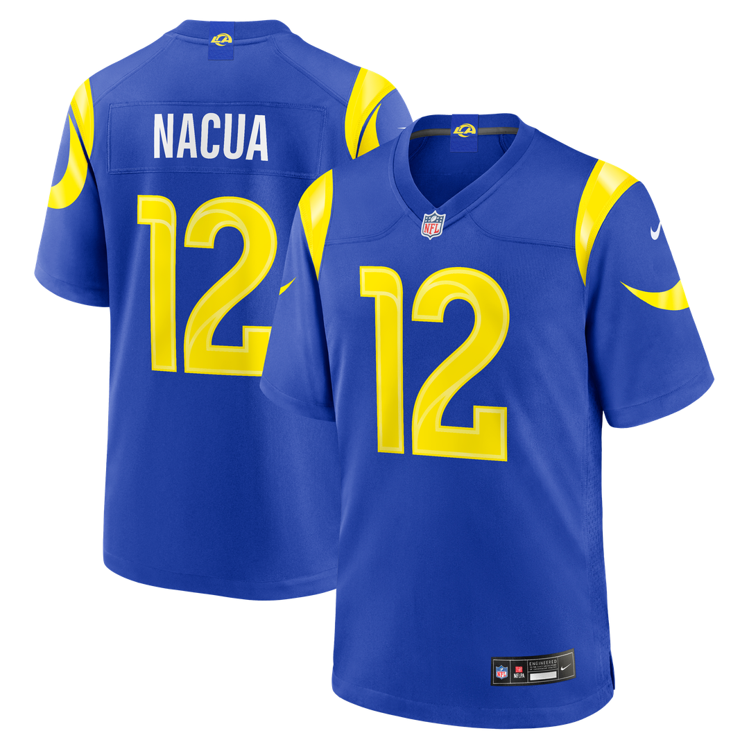 Puka Nacua Los Angeles Rams Team Game Player Jersey - Royal