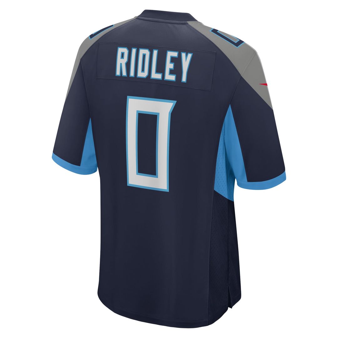 Calvin Ridley Tennessee Titans Game Player Jersey - Navy