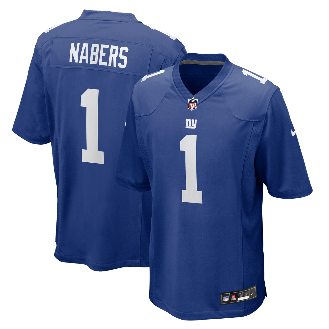 Malik Nabers New York Giants Player Game Jersey - Royal
