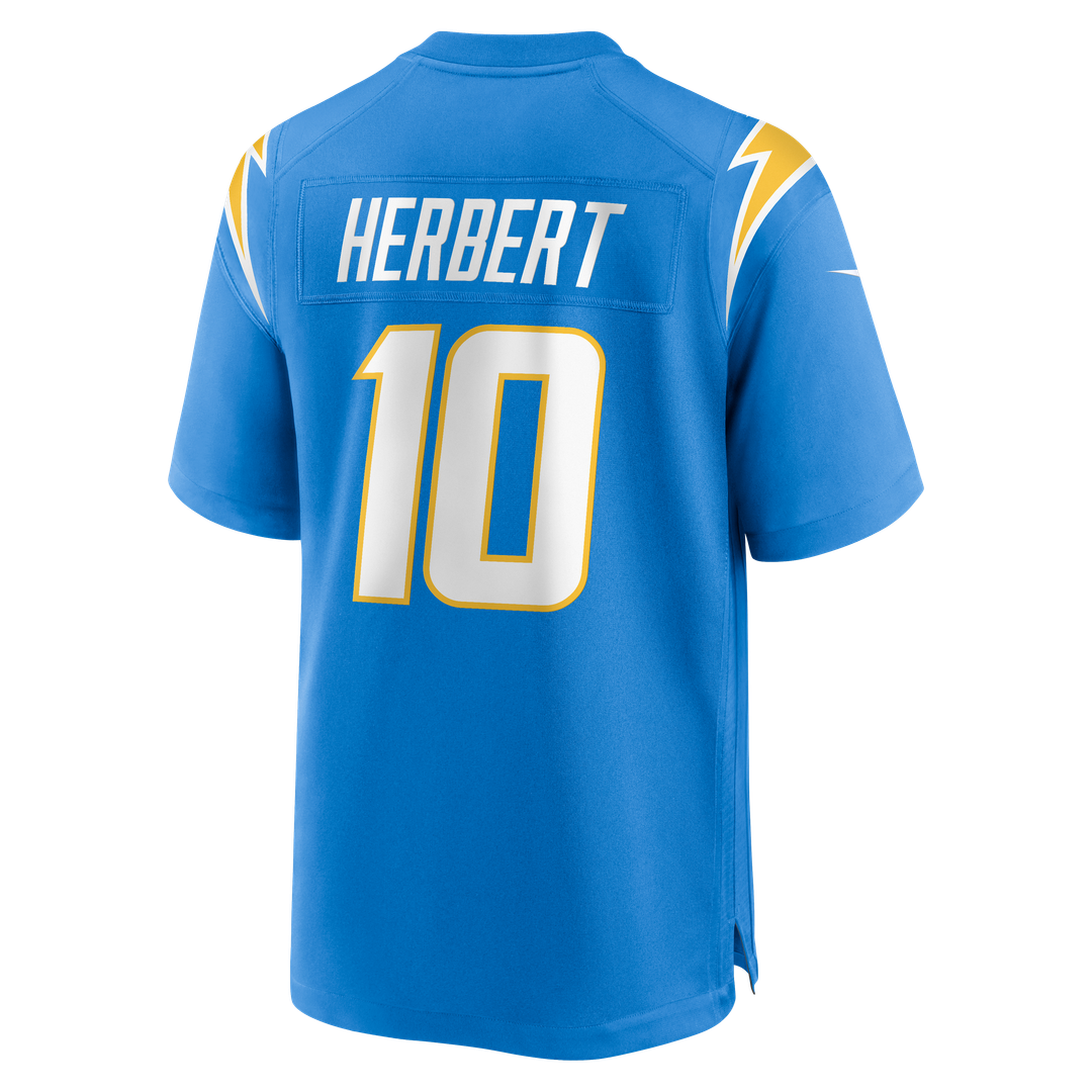 Justin Herbert Los Angeles Chargers Player Game Jersey - Powder Blue
