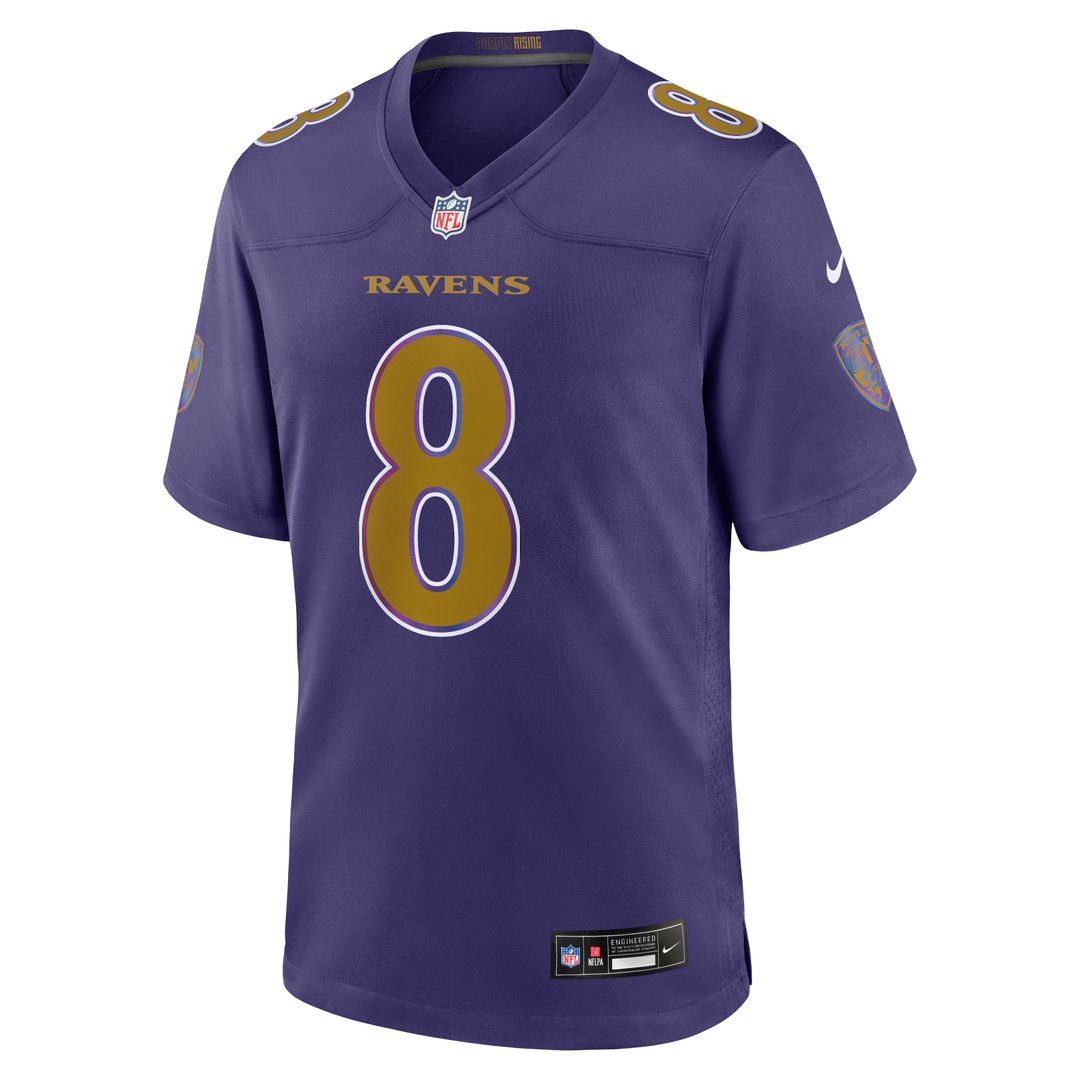 Lamar Jackson Baltimore Ravens Alternate Game Jersey - Purple