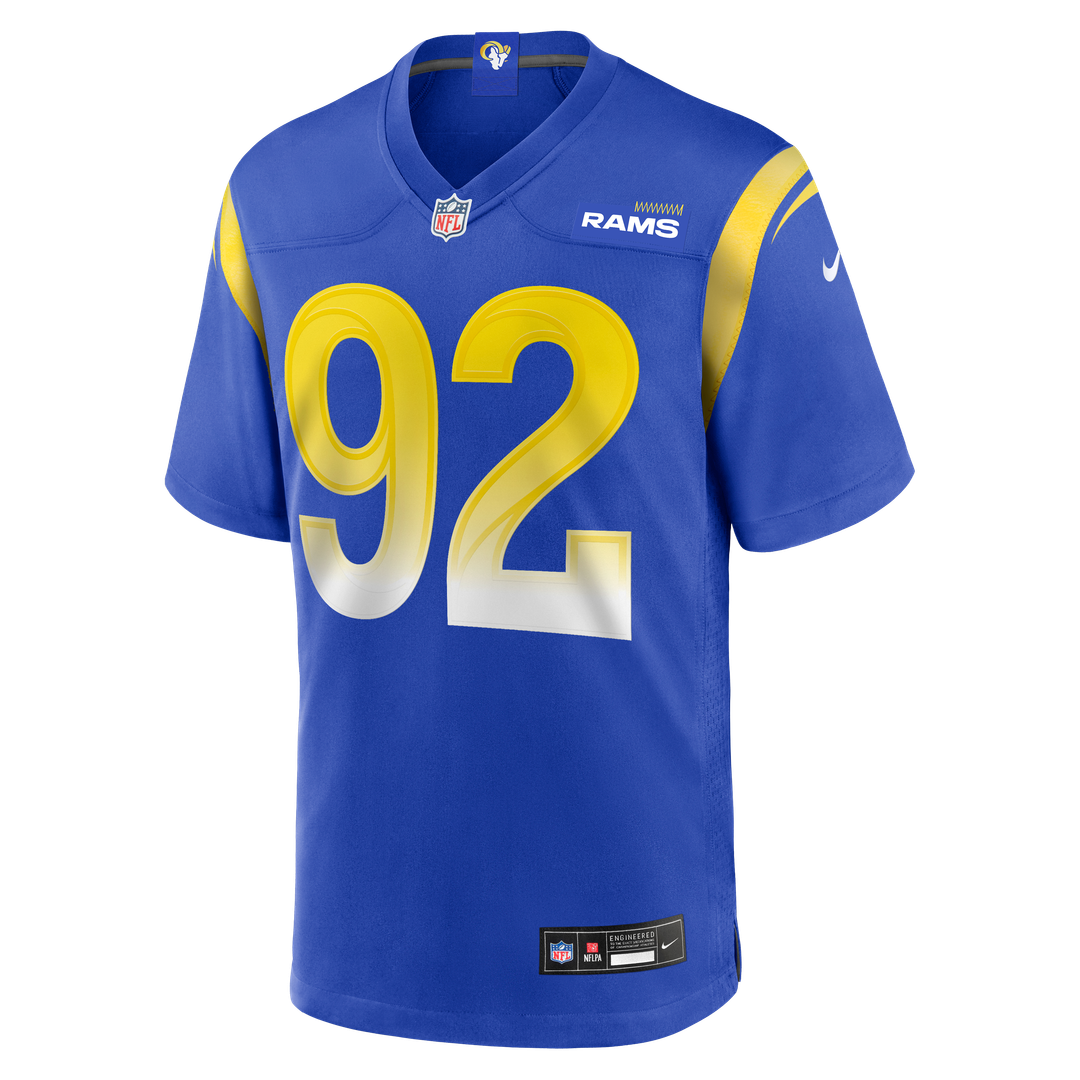 Harrison Mevis Los Angeles Rams Team Game Jersey - Royal