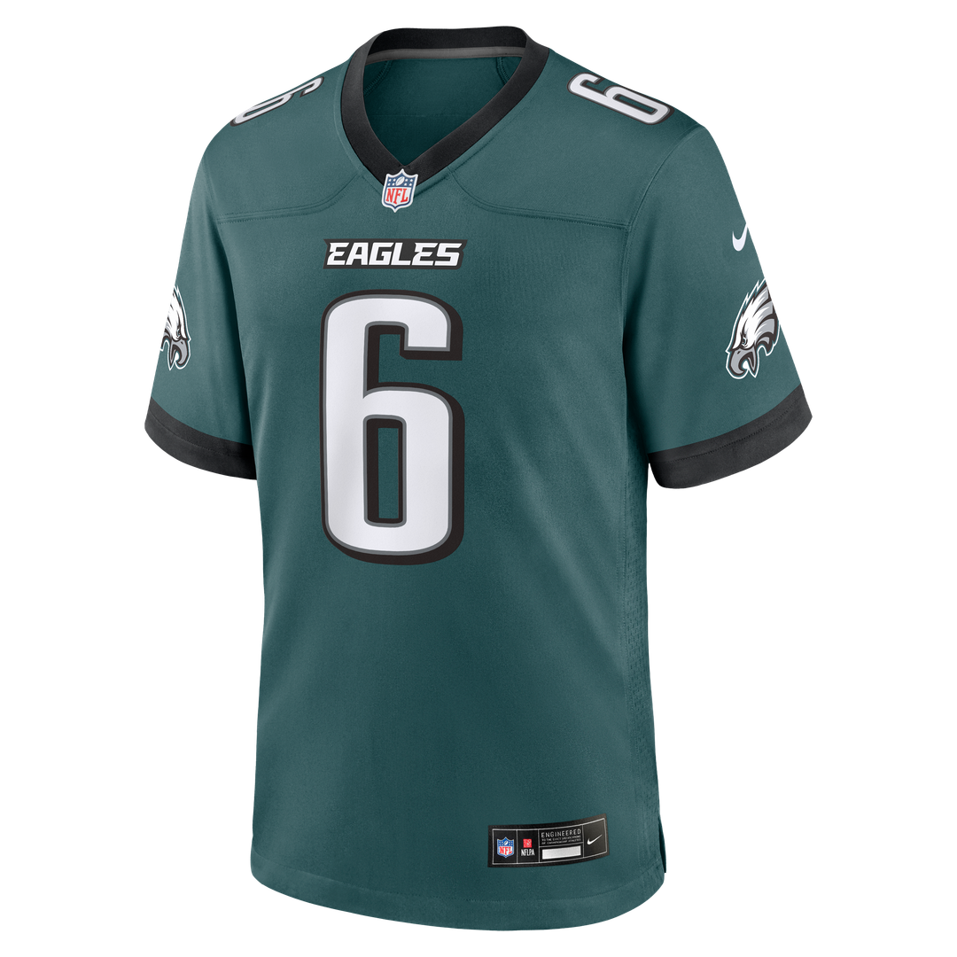 DeVonta Smith Philadelphia Eagles Team Game Jersey - Midnight Green