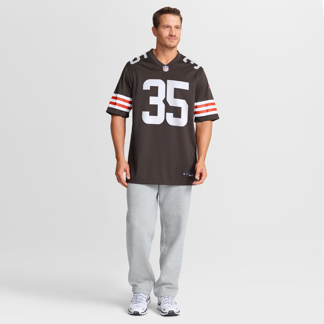 Raheim Sanders Cleveland Browns Team Game Jersey - Brown